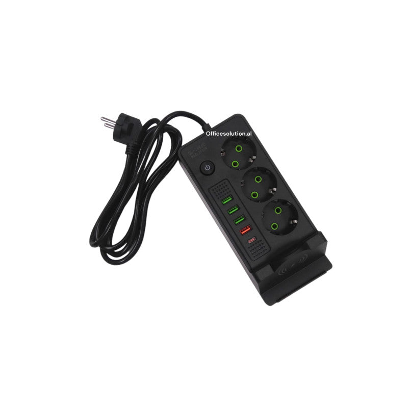 PRODUŽNI KABAL 3 utičnice, pametno punjenje, 4x USB USB C t
