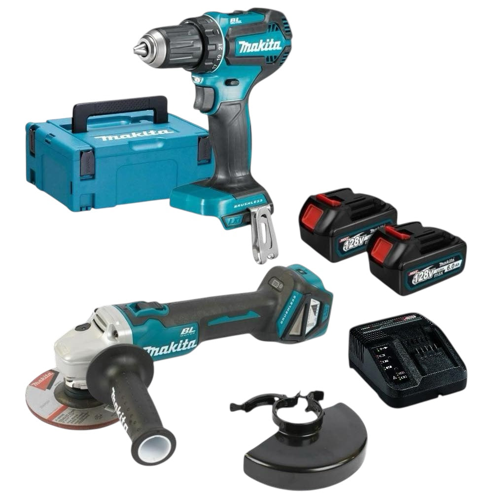 Aku brusilica+Aku bušilica 128V